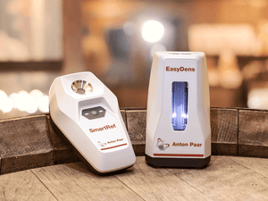 EasyDens and SmartRef Combo for ABV Determination of Beer, Wine, Liqueur and Kombucha