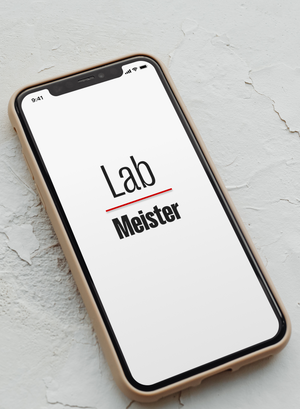 Smartphone App Lab Meister for iOS and Android