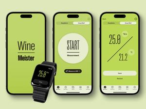 SmartRef and Wine Meister App for Wine Making Sugar Content in Grapes in the Vinyard